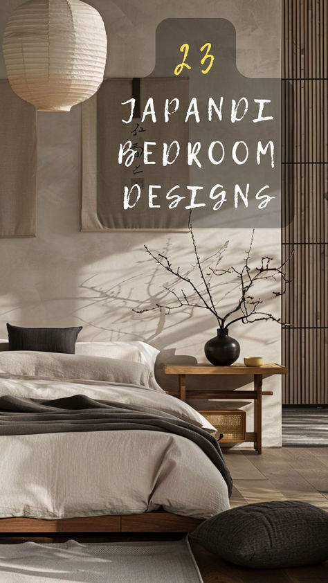 Discover Japandi Bedroom Elegance! Explore 23 Japandi Bedroom Designs That Blend Japanese Minimalism With Scandinavian Functionality For A Serene Space. Ready To Transform Your Bedroom? Click To See More And Embrace Calmness! 🌿🛏️#JapandiStyle #BedroomDesign #MinimalistDecor #EmbraceCalm #HomeInspiration Japan Bedroom, Bedroom Japanese Style, Japanese Bedroom Ideas, Japandi Style Bedroom, Japandi Bedroom Ideas, Japandi Bedroom Design, Japanese Style Bedroom, Japandi Bedroom, Japanese Bedroom