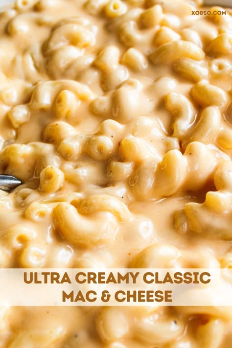 I have no time for dry, crumbly mac and cheese—I want it rich and extra creamy or not at all (okay, I'd still eat it). But that classic mac and cheese you love with an extra creamy twist is what I have for you today. #macandcheese #roux #cheese Mac And Cheese Dishes, Crockpot Mac And Cheese Recipe, Pressure Cooker Recipes Pasta, Delicious Mac And Cheese, Crockpot Mac N Cheese Recipe, The Chunky Chef, Classic Mac And Cheese, Chunky Chef, Crockpot Mac And Cheese