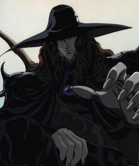 Vampire Hunter Anime, Castlevania Vampire, Vampire Hunter D Bloodlust, Goth Cowboy, Castlevania Wallpaper, Castlevania Anime, Vampire Pictures, Vampire Hunter D, Vampire Aesthetic