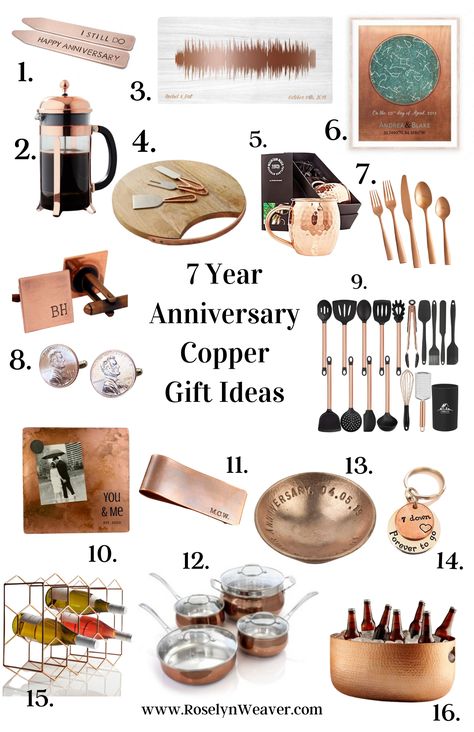 copper anniversary gift ideas Bronze Wedding Anniversary Gifts, Copper And Wool Anniversary Gifts, 7 Year Anniversary Gift Ideas For Him, Bronze Anniversary Gifts For Him, Copper Anniversary Gifts For Him, Copper Gifts For Him, Copper Gift Ideas, 7 Year Wedding Anniversary, Bronze Wedding Anniversary