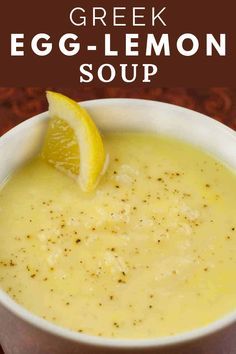 Lemon Broth Soup, Rice Soup Recipes Vegetarian, Greek Soup Avgolemono, Lemon Greek Soup, Unique Soups, Unique Soup Recipes, Meat Side Dishes, Greek Avgolemono Soup, Greek Lemon Soup