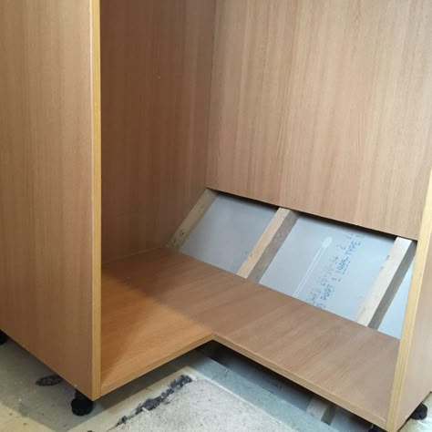 Building A Wardrobe Over A Stairs Bulkhead Stair Box In Bedroom, Bulkhead Bedroom, Wardrobe Carcass, Stairs Bulkhead, Box Room Ideas, Box Room Bedroom Ideas, Diy Room Ideas, Bespoke Wardrobes, Bedroom Stairs