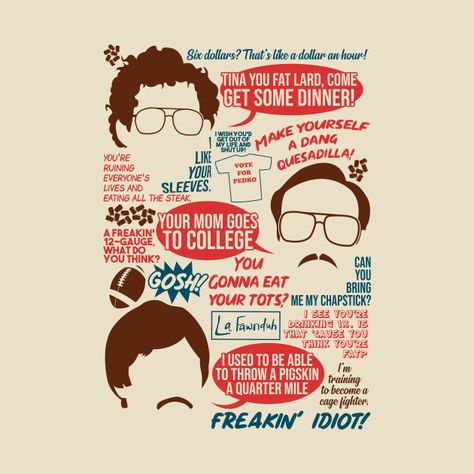 Check out this awesome 'Napoleon+Dynamite+Quotes' design on @TeePublic! Napoleon Dynamite Poster, Napoleon Dynamite Tattoo, Nepolian Dynamite, Napoleon Dynamite Party, Napoleon Dynamite Costume, Napoleon Dynamite Quotes, Uncle Rico, Champagne Coast, Theatre Humor