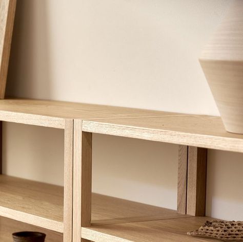 NUMI on Instagram: "Unleash the versatility of unbound function with our modular shelving. Designed to evolve with the changing chapters of life, this adjustable product transforms seamlessly—offering flexibility for every twist and turn.

Product Featured: Nara Wood Modular Shelf - 3 Unit

#numi #numistudio #nara #shelves #shelvingsystem #shelf #storagesolutions #storage #organization #organized #organizedhome #bookshelf #bookcase #livingroom #office #interiordesign #sustainable #furniture" Modular Shelving Ikea, Simply Tidy Modular, Wooden Modular Shelves, Mcm Modular Shelving, Modular Shelving, Storage Solutions, Home Organization, Bookshelves, Bookcase