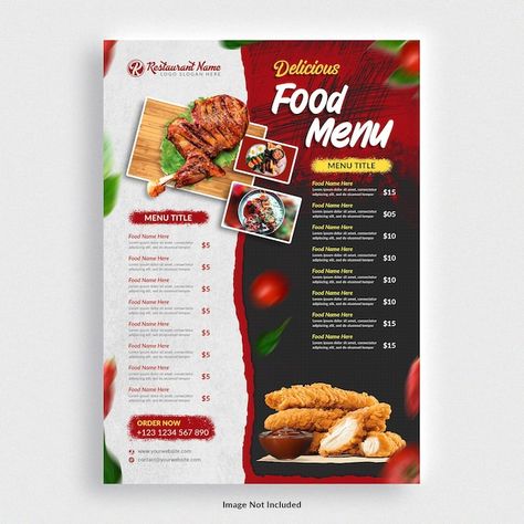 Restaurants food menu design template | Premium Psd #Freepik #psd #minimal-flyer #minimal #price-list #flayer-design Food Menu Flyer Design, Price List Flyer Design, Snacks Menu Design, Price Package Design, Food Price List Design, Design Menu Makanan, Menu Price List Design, Flyer Food Design, Menu List Design