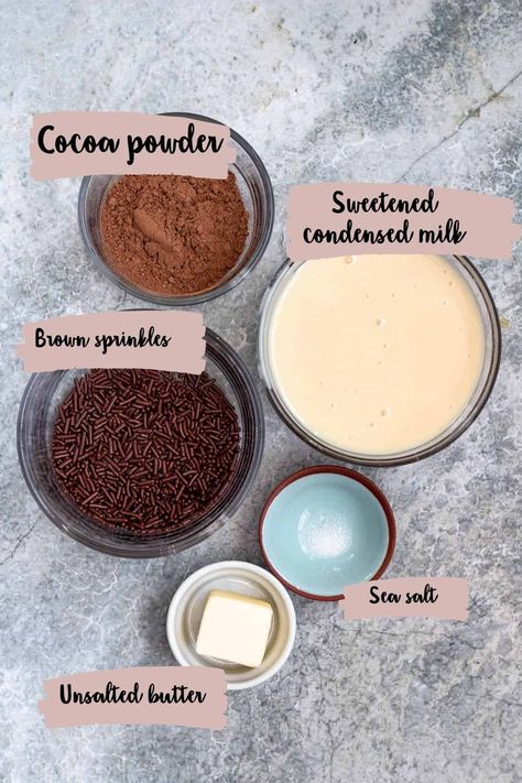 This Brigadeiro Recipe shows you how to make the chocolate fudge balls that are a sentimental and history-filled dessert in Brazil. They are made with sweetened condensed milk and are normally topped with sprinkles! Condensed Milk Chocolate Fudge, Fudge Recipes Easy Condensed Milk Cocoa Powder, Sweetened Condensed Milk Truffles, Truffles Made With Condensed Milk, Brazilian Truffles Condensed Milk, Condensed Milk Chocolate Truffles, Fudge Truffle Balls, Fudge Balls, Brigadeiro Recipe