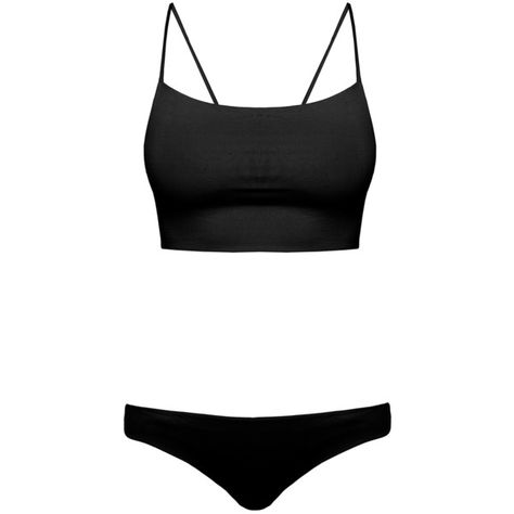 Melissa Odabash Cabana Black Cropped Racer-Back Bralette Bikini Set (320 BRL) ❤ liked on Polyvore featuring swimwear, bikinis, black, racerback bikini, tankini tops, racerback bikini top, racerback tankini top and swim tops Swimsuits Black, Crop Top Swimsuit, Racerback Swimsuit, Swimsuit Two Piece, Mood Clothes, Tankini Swimsuit, Tankini Swimsuit Top, Melissa Odabash, Cute Bathing Suits