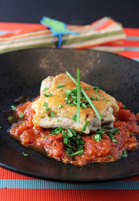 Jacques Pepin’s Chicken in Vinegar with Garlic and Tomato Sauce | Food Gal Jaques Pepin, Jacques Pepin Recipes, Cream Of Pumpkin Soup, French Cooking Recipes, Jacques Pepin, Recipes French, Jacque Pepin, Ways To Cook Chicken, Carlsbad Cravings