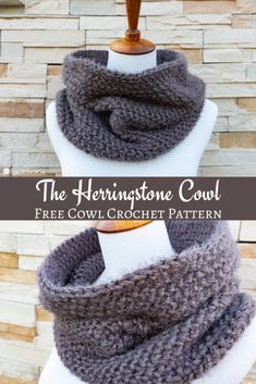 Crochet Cowl Patterns, Cowl Crochet Pattern, Crochet Cowl Free Pattern, Cowl Patterns, Cowl Crochet, Crochet Neck Warmer, Crochet Cowls, Half Double Crochet Stitch, Crochet Cowl Pattern