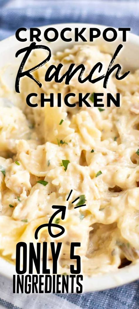 Crockpot Ranch Chicken, Chili Breakfast, Chicken Healthy Recipes, Ranch Chicken Crockpot, Creamy Ranch Chicken, Ideas For Chicken, Chicken Crockpot Recipes Healthy, Healthy Recipes Vegan, Crock Pot Dinners