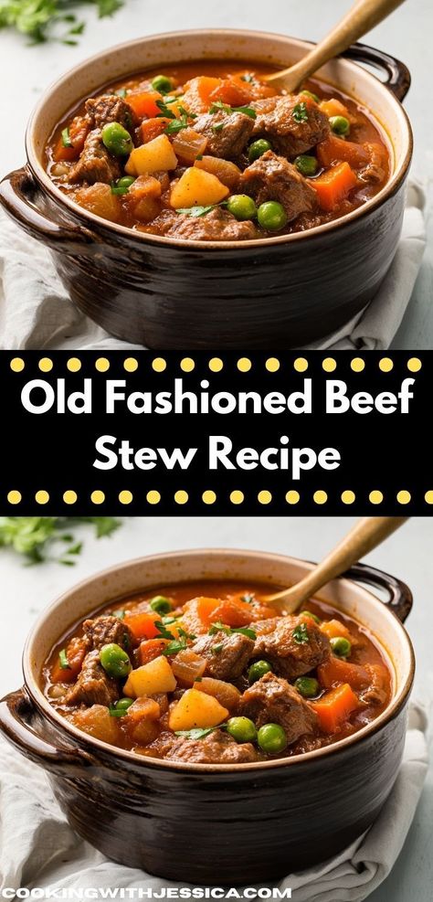 Need a delicious meal that the whole family will love? Discover this Old Fashioned Beef Stew, a classic among beef recipes that combines savory ingredients for a satisfying and nourishing dinner option. Dinner Ideas Easy Beef, Beef Ground Recipes, Tasty Ground Beef Recipes, Simple Ground Beef Recipes, Delicious Ground Beef Recipes, Classic Beef Stew Recipe, Old Fashioned Beef Stew, Quick Beef Recipes, Quick Ground Beef Recipes