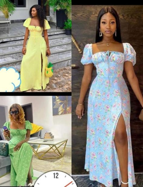 Summer Gowns Casual Floral Prints, Diy Wrap Dress, Turquoise Fashion, Fancy Short Dresses, Modest Dresses Fashion, Tight Dress Outfit, Casual Work Outfits Women, Classy Gowns, Afrocentric Fashion