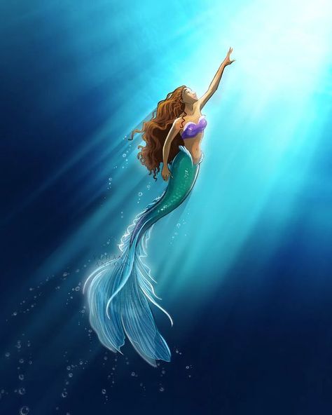 Ariel Live Action, Halle Bailey Little Mermaid, Little Mermaid Tattoo, The Little Mermaid Live Action, Mermaid Tattoo Designs, Little Mermaid Live Action, The Little Mermaid 2023, Little Mermaid 2023, Live Action Disney