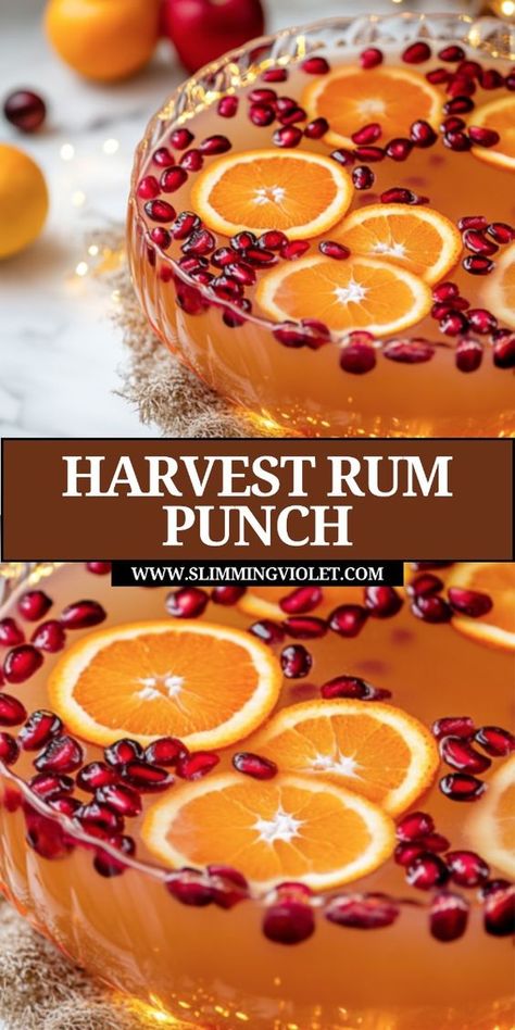 Harvest Rum Punch is a fruity and spiced cocktail that’s perfect for celebrating the season. This drink combines rum with apple cider and citrus for a refreshing punch that’s easy to make and great for sharing. It’s a flavorful addition to any holiday gathering. Save this pin and check out the recipe for a punch that’s both easy and delicious! Spiced Apple Rum Punch, Harvest Punch Recipe, Thanksgiving Holiday Drinks Alcohol, Autumn Rum Punch, Rum Cider Cocktail, Adult Drinks For Thanksgiving, Alcohol Thanksgiving Punch, Thanksgiving Champagne Punch, Harvest Rum Punch