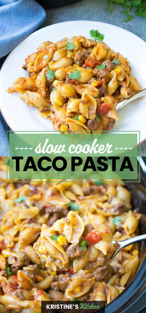 Crock Pot Pasta Meals, Crockpot Taco Pasta Soup, Easy Hamburger Crockpot Meals, Dinner Ideas With Ground Beef Crockpot, Best Ground Beef Crockpot Recipes, Crockpot With Hamburger Meat, Slower Cooker Ground Beef Recipes, Ground Beef And Noodles Crockpot Recipes, Crockpot Dump Recipes Ground Beef