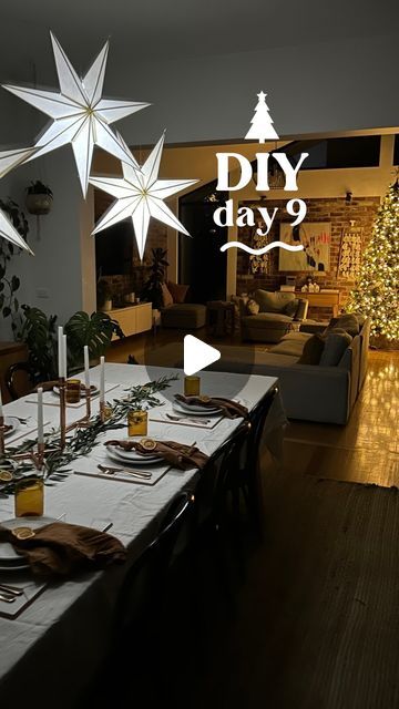 Ikea Christmas, Diy Christmas Lights, Star Lights, Ikea Decor, Puck Lights, Gold Diy, Star Decorations, Fishing Line, Christmas Star