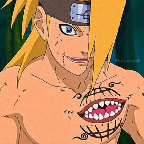 Deidara Mouth Tattoo, Mouth Tattoo, Deidara Akatsuki, Fine Shyt, Naruto Shippuden, Anime Drawings, Naruto, Dibujos Bonitos, Tattoo Ideas