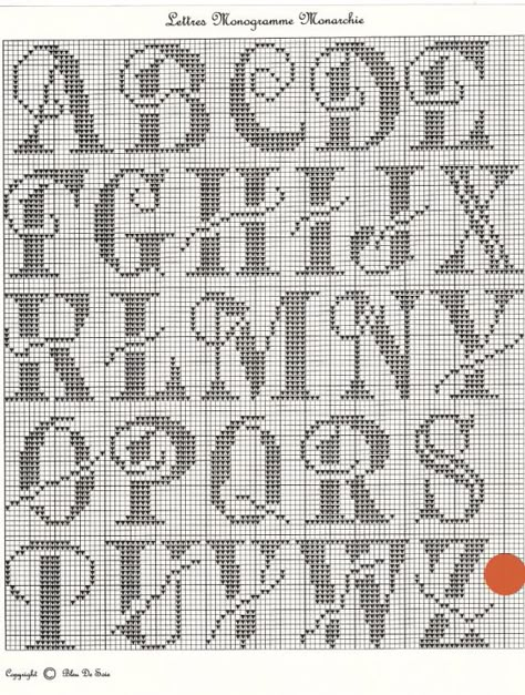 Fonts Cross Stitch, Cross Stitch Monogram Patterns, Cross Stitch Letter Patterns, Crochet Alphabet, Monogram Cross Stitch, Unique Cross Stitch, Cross Stitch Alphabet Patterns, Cross Stitch Tutorial, Cross Stitch Alphabets