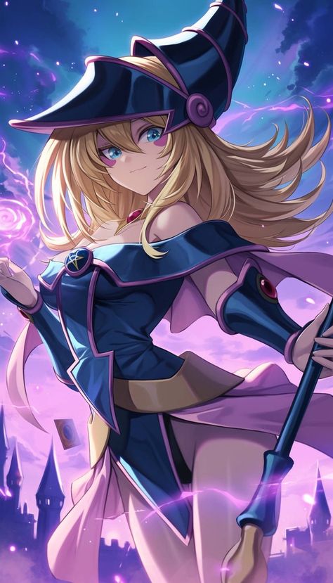 Yu Gi Oh Exodia, Dark Magician Wallpaper, Yu Gi Oh Wallpaper, Yugioh Dark Magician Girl, Dark Magician Cards, Dark Magician Girl, Yugioh Monsters, Dark Magician, Anime Version