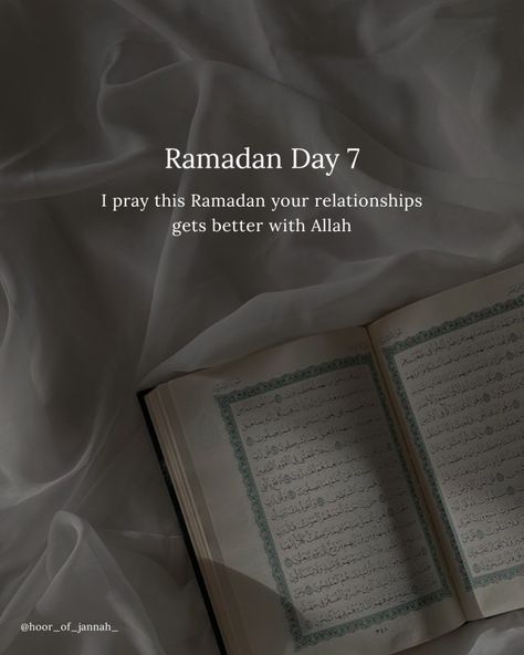 Ramadan Day 7 Quotes, Ramadan Day 7, Ramadhan Quotes, Ramadan Vibes, Best Smile Quotes, Ramadan 2024, Ramadhan Mubarak, Ramadan Kareem Pictures, Days Quotes