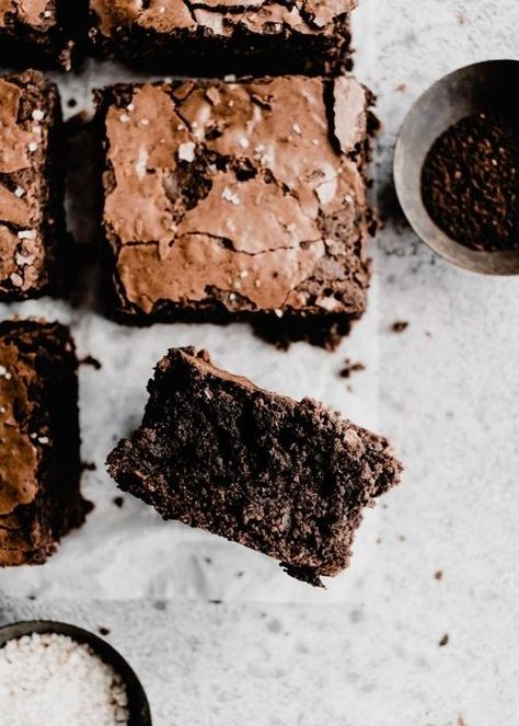 Browned Butter Espresso Brownies, Brown Butter Espresso Brownies, Brown Butter Brownies Recipe, Brown Butter Brownies, Cambrea Bakes, Espresso Brownies, Coffee Brownies, Christmas Cookie Boxes, Delicious Chocolate Cake