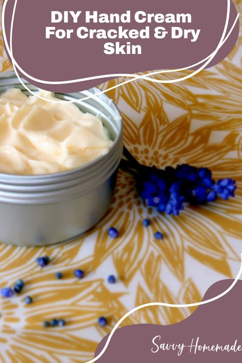 diy hand cream for cracked and dry skin Diy Working Hands Cream, Diy Hand Cream For Dry Cracked Hands, Diy Hand Lotion For Dry Hands, Natural Hand Cream Recipe, Hand Cream For Dry Cracked Hands, Diy Hand Moisturizer, Diy Hand Cream For Dry Skin, Cracked Hands Remedy, Hand Lotion Recipe