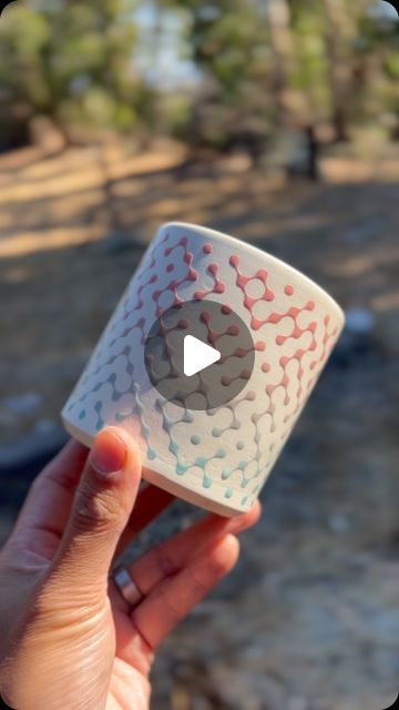 Kenny Sing | Getting this ceramic gradient glaze application to be glossy and raised has been a lot of trial, error, and practice. It’s easy to mess up... | Instagram Gradient Pottery Painting, Ombre Glaze Pottery, Glaze Experiments, Cone 10 Reduction Glazes, Gradient Glaze Ceramics, Mason Stains, How To Make Ceramic, Mess Up, Glaze