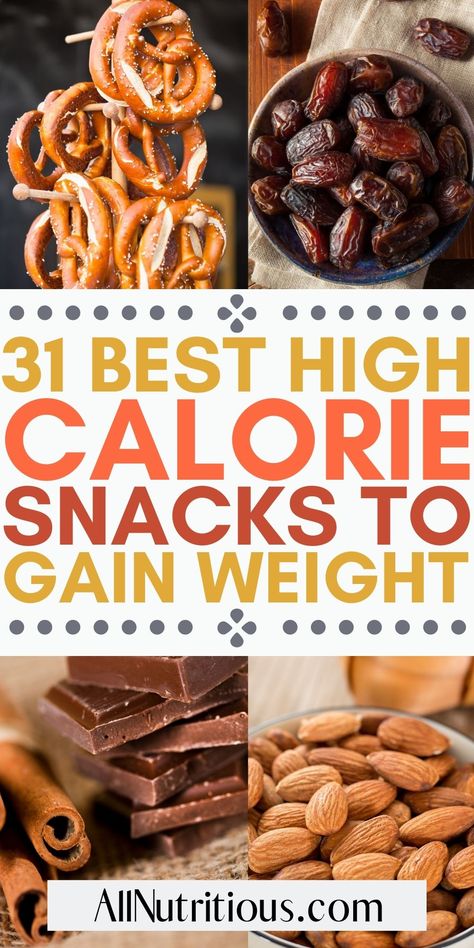 300 Calorie Snacks Protein, Healthy High Calorie Snacks, High Calorie Breakfast, Gain Meals, High Carb Snacks, High Calorie Snacks, Workout Journey, Healthy Weight Gain Foods, Calorie Snacks