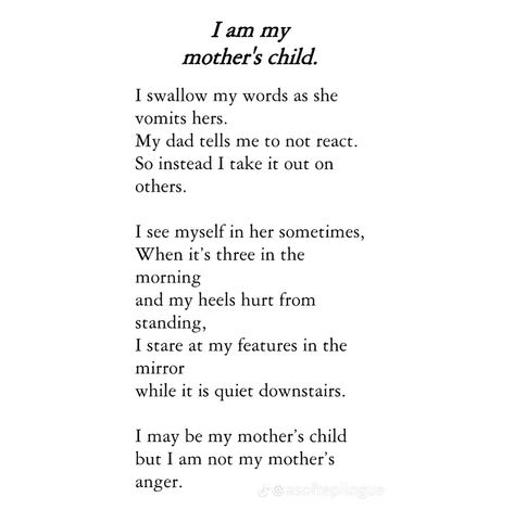 (1) mothers on Tumblr Please Look After Mom, My Mother Hates Me, Porcelain Ivory Steel, Eldest Daughter Syndrome, Family Issues Quotes, Meaningful Poems, Mom Poems, Daughter Poems, Mother Poems