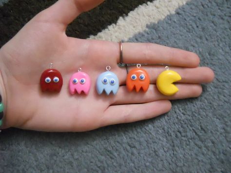 Cute Crea Fimo, Tanah Liat, Polymer Clay Diy, Cute Polymer Clay, Clay Jewelry Diy, Cute Clay, Clay Figures, Fimo Clay, Polymer Clay Charms