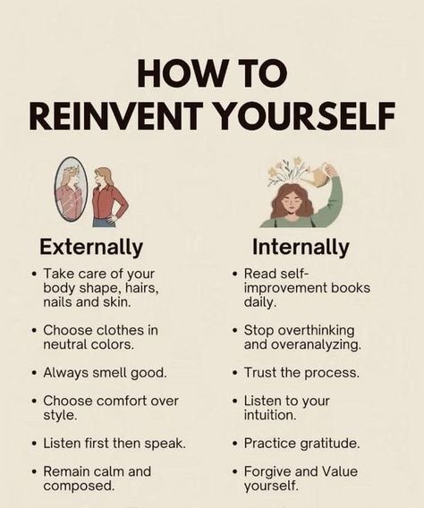 Reinventing Yourself, Reinvent Yourself, Improvement Books, Healing Affirmations, Soul Healing, Motivation Board, Mental Health Support, Glow Up Tips, Aesthetic Words