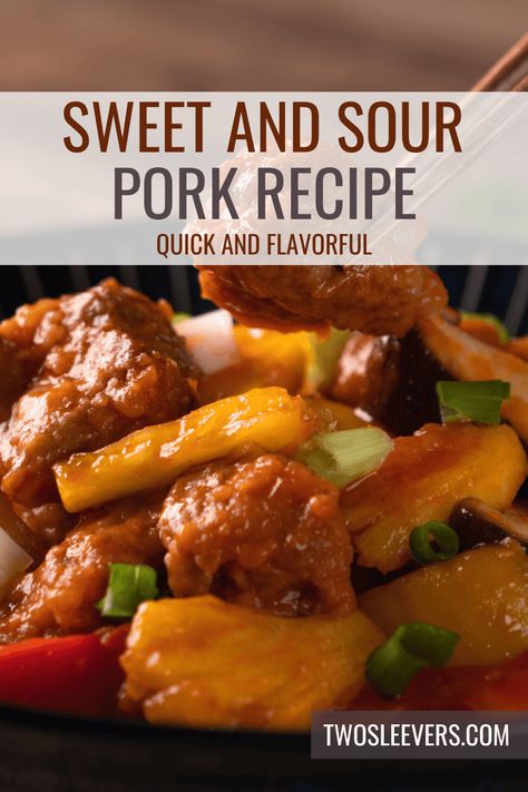 Sweet And Sour Pork Recipe | Chinese Sweet And Sour Pork Recipes Using Cubed Pork, Pork Sweet And Sour Recipes, Sweet And Sour Pork Crock Pot, Sweet And Sour Pork Easy, Sweet And Sour Pork Recipe Easy, Chinese Sweet And Sour Pork, Sweet And Sour Pork Chops, Sweet And Sour Pork Recipe, Chinese Pork Recipes