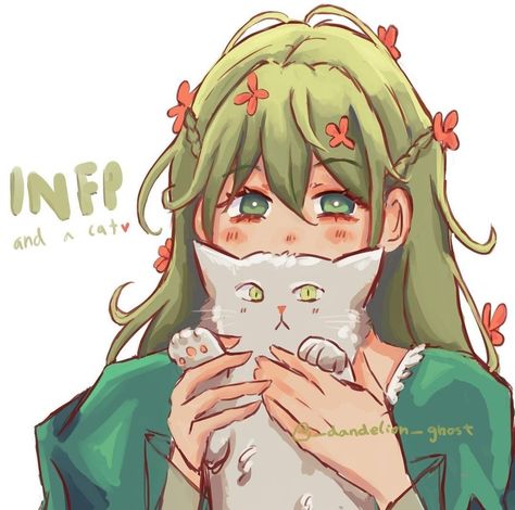 MBTI art - Credit: @_dandelion_art Infp Cute Fanart, Infp Drawings, Infp Male Fanart, Infp Male, Infp Anime, Infp Vibes, Infp Fanart, Infp Characters, Entp X Infp