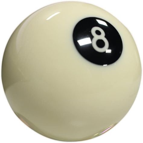 Amazon.com : Aramith Billiard Balls White 8 Ball : Sports & Outdoors Pool Ball Pfp, Round Icons, Ball Aesthetic, Pool Ball, Sports Clothes, Iphone App Layout, Custom Tee, 8 Ball, New Phone