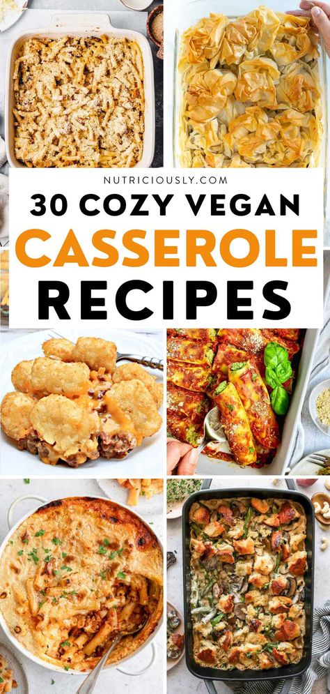 Vegan Friendly Recipes, Easy Vegan Dinners For Families, Vegan Bake Dinner, Vegan Recipes Casserole, Easy Vegan Gluten Free Recipes Dinners, One Dish Vegan Meals, Vegan Recipes Dairy Free, Legume Free Recipes, Vegan Fall Casserole Recipes