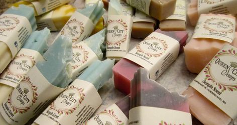 I recently had a last minute idea prompted by a text from my son, Andrew.  Andrew is a pre-med major and has volunteered at our local surgic... Sample Packaging Ideas, Natural Soap Packaging, Soaps Packaging, Soap Samples, Sample Packaging, Homemade Body Products, Lotion Packaging, Packaging Soap, Soap Inspiration