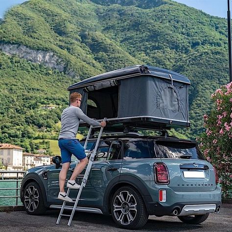 Car Top Tent, Roof Rack Tent, Car Roof Tent, Mazda Mx3, Campervan Rental, Car Roof Racks, Rooftop Tent, Telescopic Ladder, Car Tent