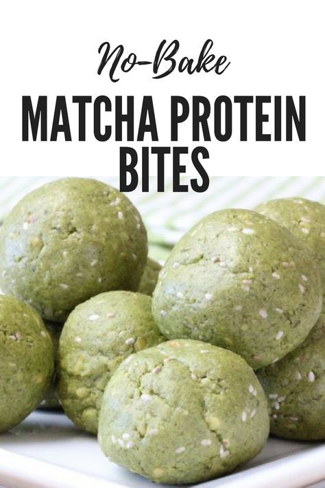 Protein Matcha, Matcha Green Tea Recipes, Matcha Recipes, Green Tea Recipes, Healthy Protein Snacks, Clean And Delicious, Energy Ball Recipe, Citrus Salad, Matcha Recipe