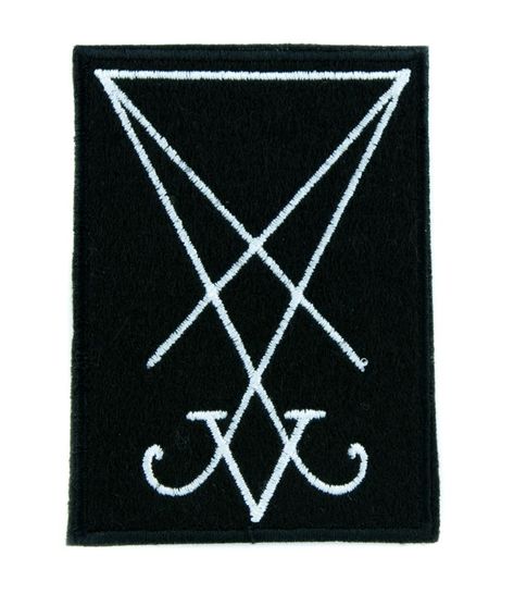 Sigil Of Lucifer, Occult Clothing, Gothic Bracelet, Alchemy Symbols, Witch Magic, Iron On Applique, Appliqué Patch, Trifold Wallet, Cozy Knits