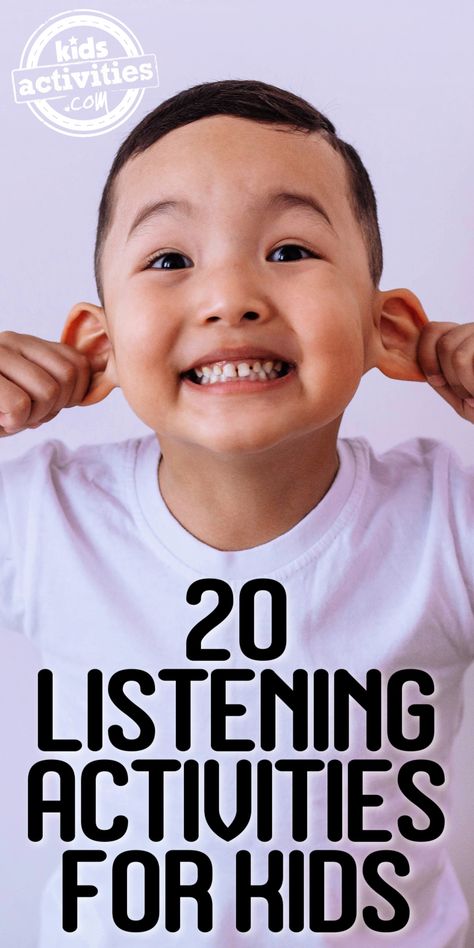 Active Listening Activities For Preschoolers, Active Listening Activities, Listening Skills Activities, Listening Activities For Kids, Emotional Activities, Listening Games, Good Listening Skills, Listening Activities, Speech Ideas