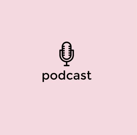 Pink Podcast Aesthetic, Podcast Aesthetic Logo, Podcast Icon, Mic Logo, Podcast Aesthetic, Ios Aesthetic, Aesthetic Roses, Widget Ideas, Cute App