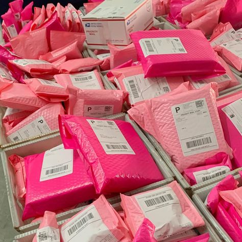 Nail Hause on Instagram: “Hi💓 half of the orders from Thursday’s restock we’re picked up this morning! The remaining orders will be picked up Tuesday and…” Packaged Orders Aesthetic, Business Orders Aesthetic, Pink Business Aesthetic, Small Business Aesthetic, Be My Own Boss, Business Manifestation, Boss Moves, My Own Boss, Business Vision Board