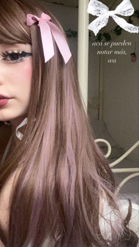 Brown And Pink Hair, Flipagram Instagram, Dyed Hair Inspiration, Pretty Hair Color, Dye My Hair, Hair Dye Colors, Haircuts For Women, Hair Reference, Hair Inspiration Color