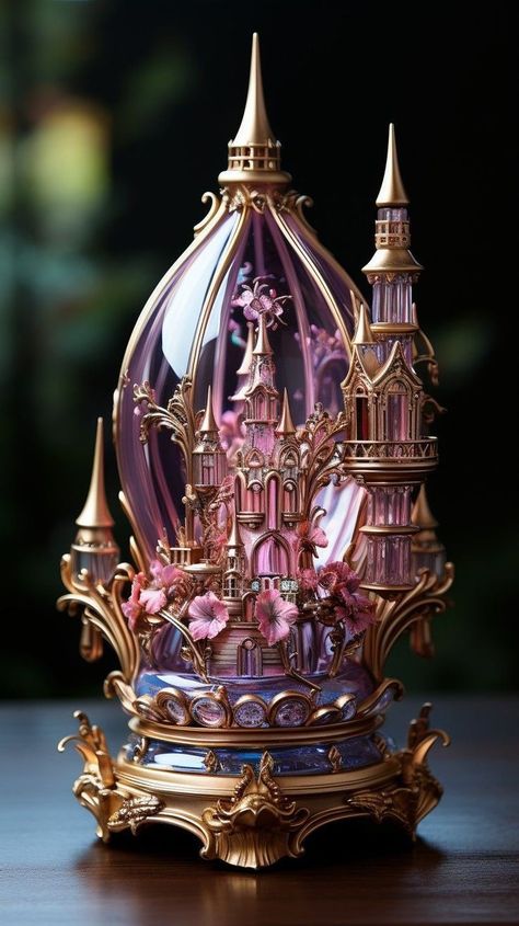 Fantasy Decor, Faberge Eggs, Art Gallery Wallpaper, Fantasy Castle, Egg Art, Fairytale Art, Android Wallpaper, Pretty Wallpapers, Art Wallpaper