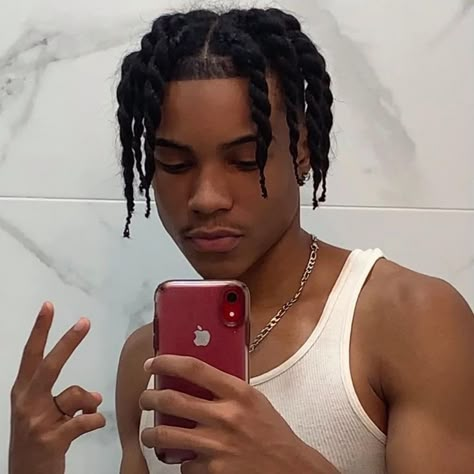 Thick Braids Men, Itachi Hair, Plaits Hairstyles Black, Two Strand Twist Hairstyles, Haircuts For Black Men, Hair Types Men, Urban Hairstyles, Hair Twists Black, Afro Hairstyles Men