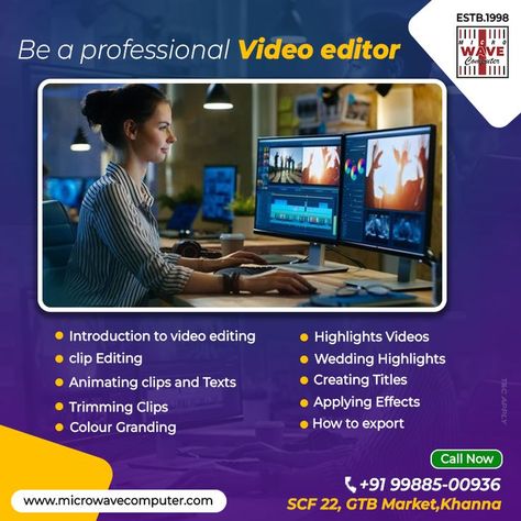 Video Editing Course in Khanna Videography Editing, Graphic Design Background Texture, Editing Poster, Video Editing Course, Editing Jobs, Wedding Highlights, Video Studio, Editing Ideas, Background Texture