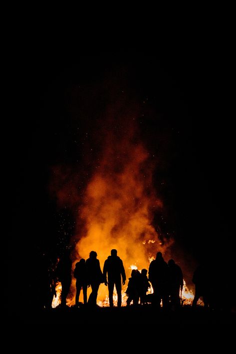 Samhain Fire, Family Camping Photography, Flame Picture, Carpathian Forest, Devil's Night Penelope Douglas, Camping Pics, Darkest Minds, Surrounded By People, Tree Camping