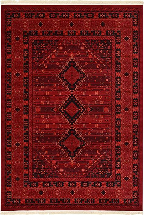 Bokhara Rugs, Turkey Design, Unique Loom, Buy Rugs, Black Area Rugs, Red Area Rug, Rag Rug, Persian Carpet, Indoor Rugs