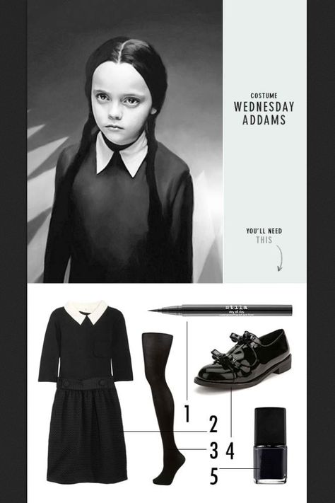 Wednesday Addams. It's not a costume. It's real life. Wednesday Costume, Halloween Chic, Halloweenský Makeup, Wednesday Addams Costume, Casa Halloween, Diy Halloween Costume, Halloween 2015, Fantasias Halloween, Halloween 2018