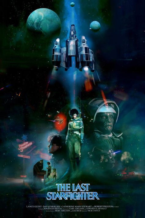 Last Starfighter, The Last Starfighter, Alt Posters, Star Fighter, Space Fighter, Light Travel, Classic Sci Fi, Art Tv, 80s Movies